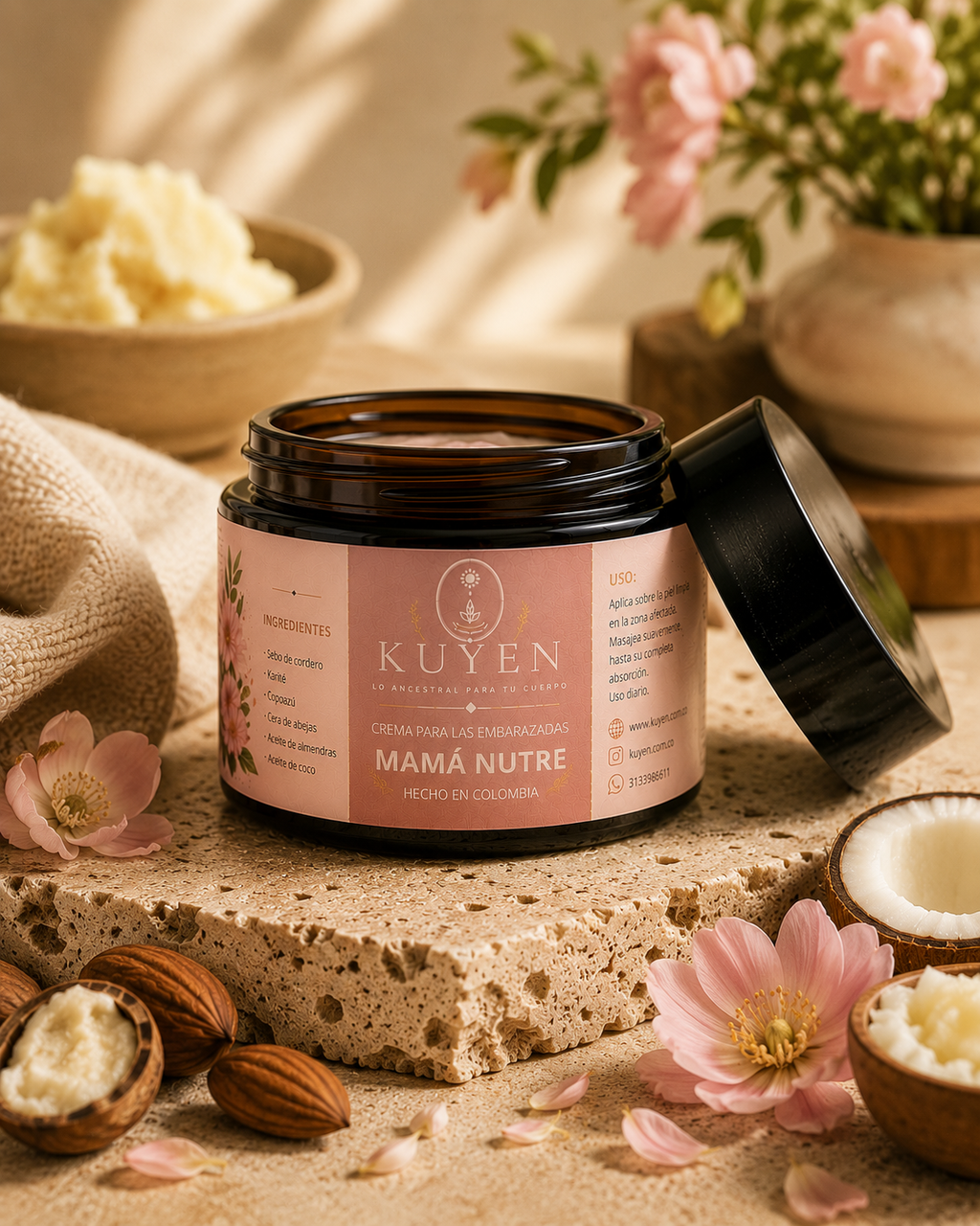 MAMÁ NUTRE | Mantequilla Corporal para Embarazadas
