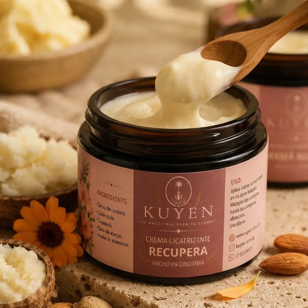 Combo Crema Para Estrías y Piel de Mamá con Sebo de Res Natural